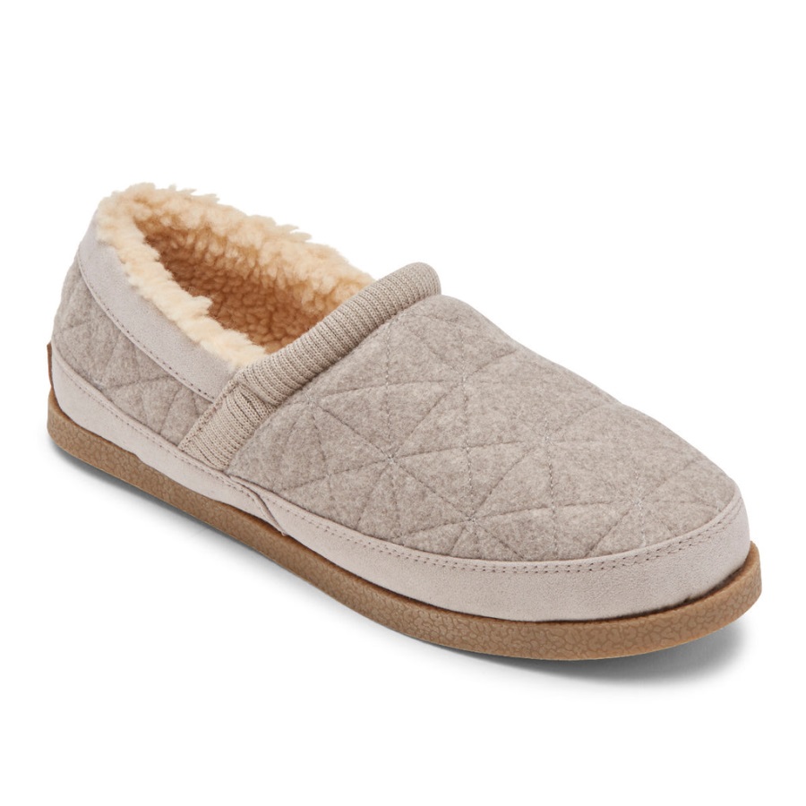 rockport_kadin_trutech_veda_moc_terlik_taupe_gri.jpg Rockport Kadın Trutech Veda Moc Terlik Taupe Gri - Görsel 1