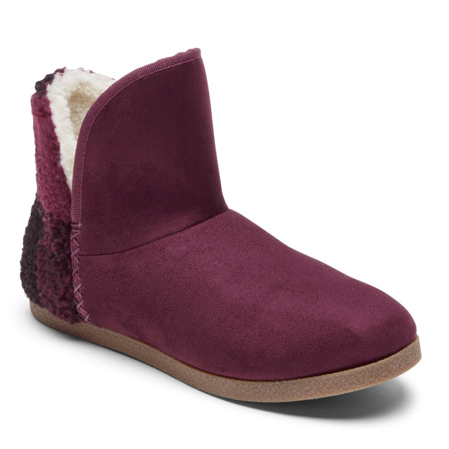 rockport_kadin_trutech_veda_terlik_cizme_oxblood.jpg Rockport Kadın Trutech Veda Terlik çizme Oxblood - Görsel 1