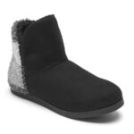 Rockport Kadın Trutech Veda Terlik çizme Siyah Ekose