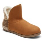 Rockport Kadın Trutech Veda Terlik çizme Ten Rengi Ekose