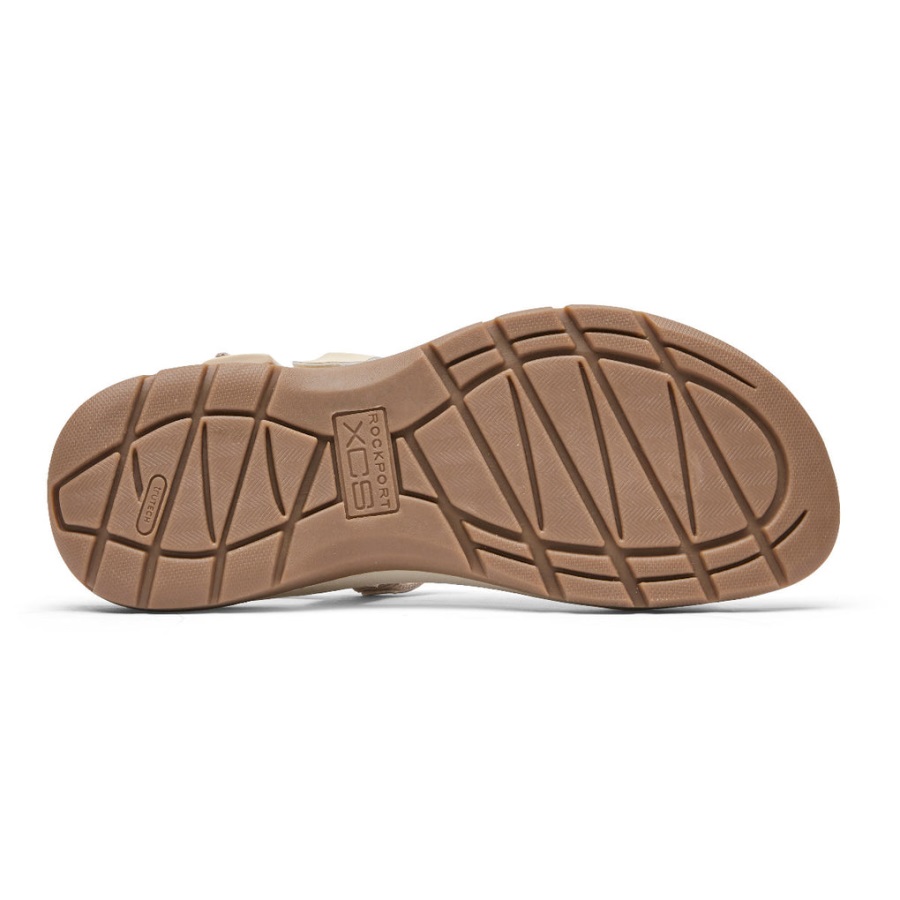 Rockport Kadın Xcs Iz Tech Yıkanabilir Askılı Sandal Beyaz Vanilya - Görsel 3