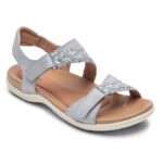 Rockport Kadın Yakut örgülü Sandal Mavi çok