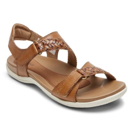 Rockport Kadın Yakut örgülü Sandal Tan çok