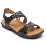 Rockport Kadın Yakut örgülü Sandalet Siyah