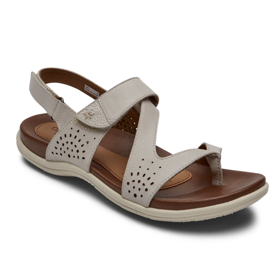 rockport_kadin_yakut_tanga_sandal_beyaz.jpg Rockport Kadın Yakut Tanga Sandal Beyaz - Görsel 1
