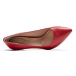 Rockport Kadınların Toplam Hareketi 75mm Sivri Burunlu Kırmızı Lthr - Görsel 4