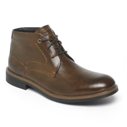Rockport Klasik Mola Chukka Koyu Kahverengi Deri