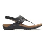 Rockport Sırt Daire Kesme Tanga Sandalet Siyah - Görsel 2
